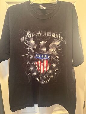 Made in America Shield Graphic Tee - Black
